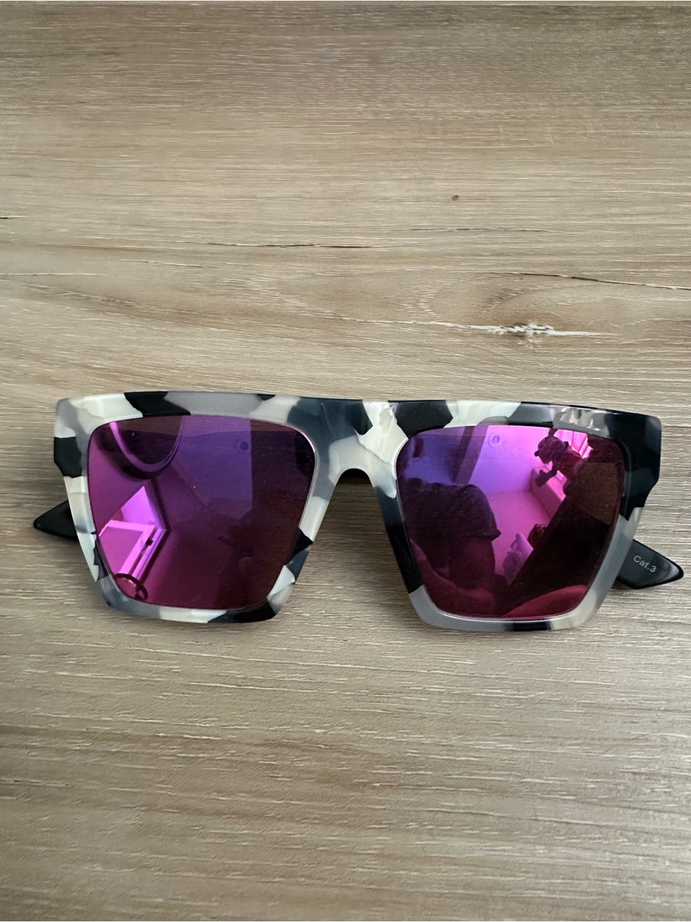 McQ by Alexander McQueen MQ0073S Purple Mirrored Sunglasses